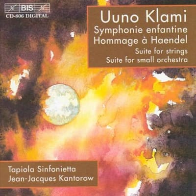 Jean-Jacques Kantorow, Tapiola Sinfonietta - Symphonie Enfantine, Op. 17 (1928) (CD)