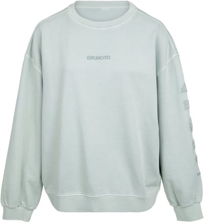 Brunotti - Esseries - Sweater Aqua Grey - Dames - 100% Katoen - Crewneck - S