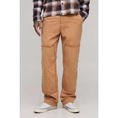 Lang Bleekwas Ontspannen Pasvorm Timmermansbroek | Tan | Size 30
