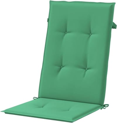 Tuinstoelkussens Hoge Rugleuning - Stoelkussens Outdoor - Comfortabel Zitten - UV-bestendig Polyester - 120 x 50 cm - Groen
