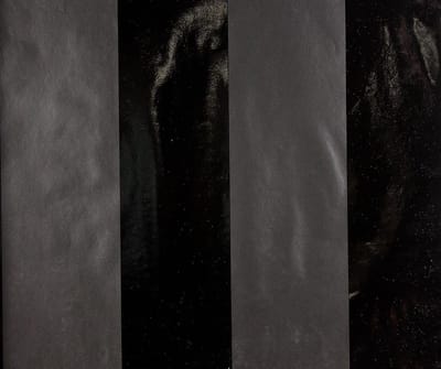 Dutch Wallcoverings Vlies Design streep - Zwart/glans/mat