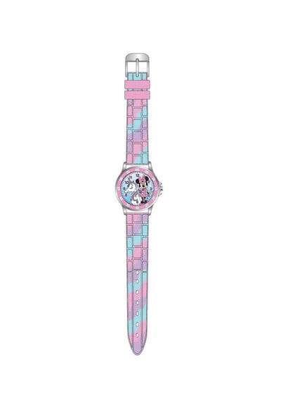 Disney Kinderhorloge Minnie Mouse - Time Teacher - Horloge - Minnie - Disney - Regenboogkleuren