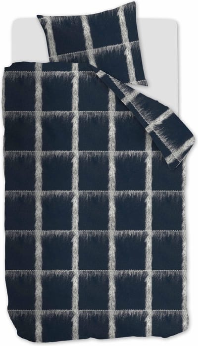 At Home by Beddinghouse Traditional Dekbedovertrek - Katoen - 140x200/220 cm - Marineblauw