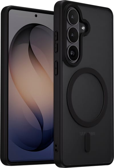 Hoesje Geschikt voor Samsung S26 Plus - Zwart - Geschikt voor MagSafe - Slank - Sterk - Shock proof