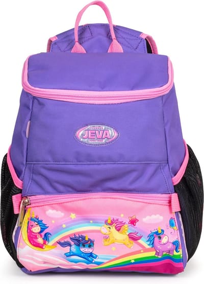 JEVA rugzak Rainbow Friends - Kleuterrugzak met Unicorn print