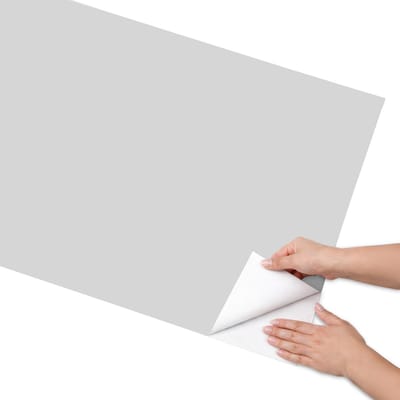 Coloray Meubel Wrap Folie - Grijs Meubelfolie - 65x130 cm - Meubelfolie Zelfklevend Modieus grijs - Wrapfolie Keuken - Minimalist Meubelfolie - Decoratiefolie - Tafeldecoratie - Achtergronden en patronen