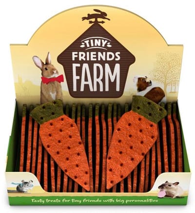 Tiny Friends Farm Giant Carrot - Knaagdiersnack - 15x5 cm 28 g