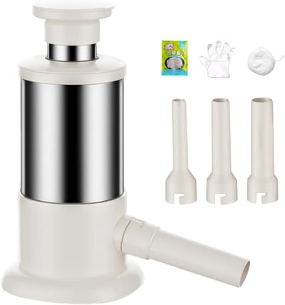 Worstbereider - Vleesvuller Keukenmachine - Worst Maken - Hygiënische Las - 22.5x10.7cm - Beige