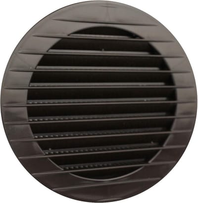 Rond Ventilatie Rooster met Insectengaas – Diverse Diameters en Kleuren