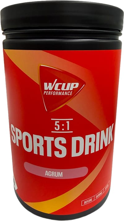Wcup Sports Nutrition - Sports Drink (Agrum (citrusvruchten) - 1020 gram) - Poeder