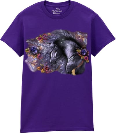 Eenhoorn Blue Rose - Unicorn The Coloured House T-shirt M