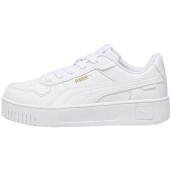 PUMA Carina Street PS Meisjes Sneakers - PUMA White-PUMA White-PUMA Gold