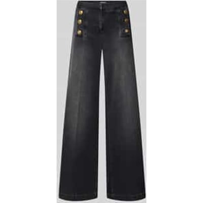 Wide & loose fit jeans van katoenmix model 'BRIDGET'