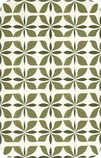 WC mat 50x80 cm - Antislip - Botanisch - Retro - Groen - Toiletmat - Vloermat - Douchemat - Toilet tapijt - Toiletmatten