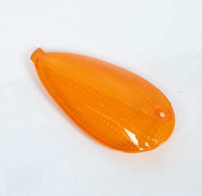 originele richtingaanwijzerkap voor piaggio 50 liberty scooter 1997 tot 2005 580103 / 210616d / ard oranje nieuw