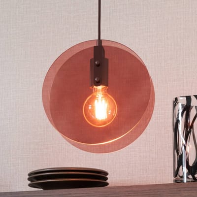 it's about RoMi Hanglamp Toledo - Bruin - 22x25x278.5cm - Modern - Hanglampen Eetkamer, Slaapkamer, Woonkamer