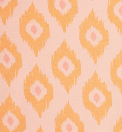 Little Label - klassieke zomer pyjama - roze oranje - bio katoen - 8Y/122-128