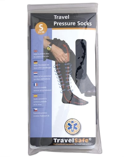 TravelSafe Travel Pressure Socks steunkousen 35 - 38