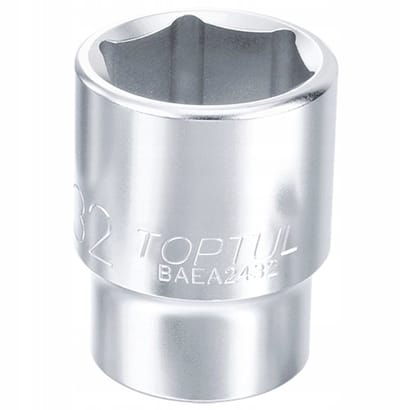 TOPTUL Dop 3/4" 27mm Zest rechthoekige Dop - CR-V Staal