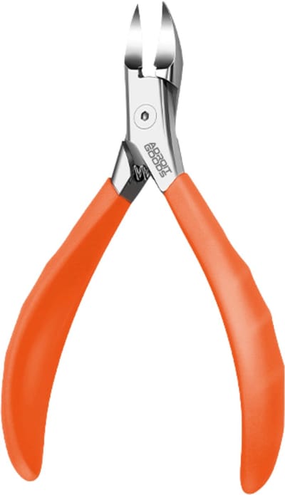 AdroitGoods Professionele Precisie Nageltang voor Ingegroeide en Dikke Nagels - extra scherp, gebogen snijpunten - Oranje
