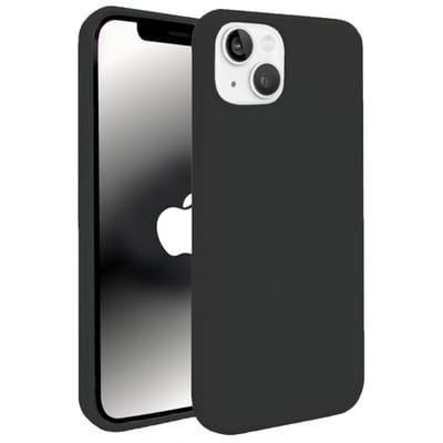 ShieldCase telefoonhoesje geschikt voor Apple iPhone 13 silicone case - zwart - Siliconen hoesje - Shockproof case hoesje - Backcover case