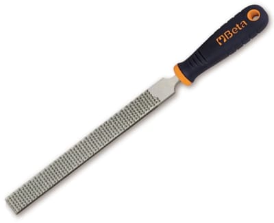 Rasp Vijl - Metaalvijl - Fijne Bewerking - Met Handvat - 32 cm - Zilver
