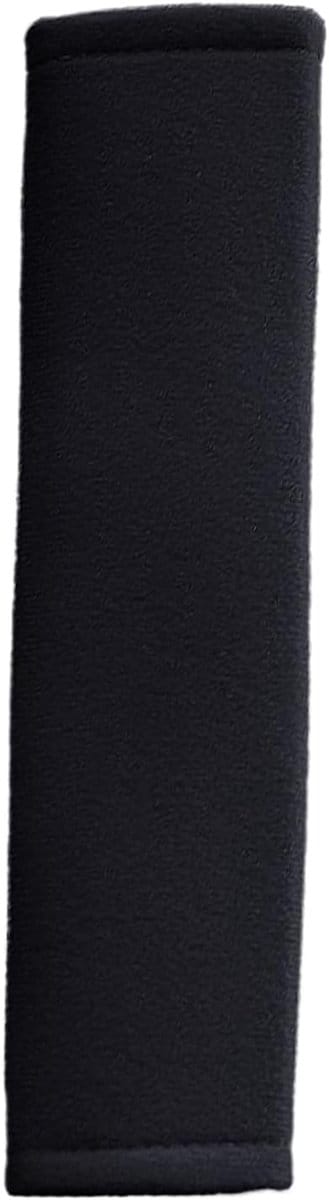 Autogordelhoes Kussen - Gordelbeschermer Schouderkussen - Comfortabel Rijden - IJzige Zijde Materiaal - 24x6x2 cm - Zwart