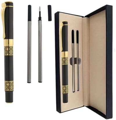 PromoHome Luxe Metal Pen - Stijlvolle Schrijfinstrument met Zwarte Inkt