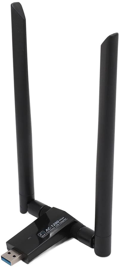 Dailygoody - USB WiFi-adapter - 1200Mbps WiFi Dongle USB 3.0 - Dual Band 5G/2.4G - Draadloze Netwerkadapter - Geschikt voor Desktop Laptop PC - Dubbel