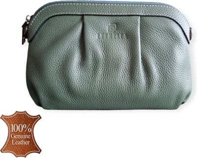 Leerella: Groen Elegante Dames Tas van Echt Leer van Leerella – Beschikbaar in 7 Stijlvolle Kleuren met 3 Verstelbare Riemen voor Diverse Behoeften