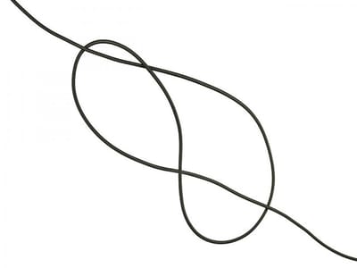 Elastisch Touw – 2 mm – Zwart – Per Meter
