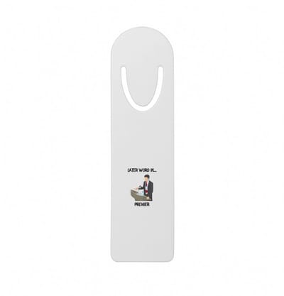 Hacebo® - Later word ik president metalen boekenlegger - President - Een toekomstige president - Premier - topman Bladwijzer boekenleggers - 12.7 cm x 3.2cm