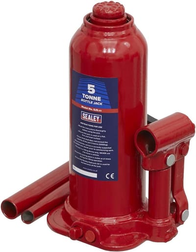 Fleskrik - Krik - Voertuigen Hefen - Overbelastingsklep - 3 Ton - Rood