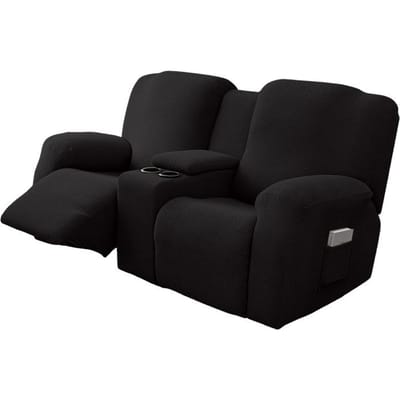 8 stuks/set waterdicht 2-zits relaxbankhoezen all-inclusive loveseat middenconsole bankhoezen 2Seat Recliner cover