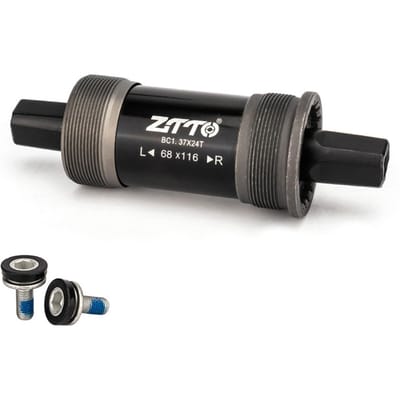 68 mm racefiets trapas met vierkante gaten voor mountainbikes met waterdichte schroeven 116