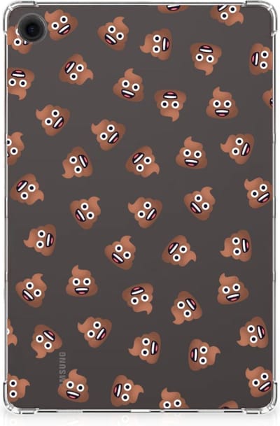 Hippe Hoes voor Samsung Galaxy Tab A9 Plus Poep Emojis