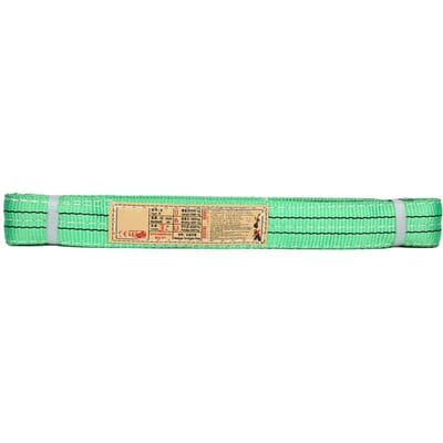 3 Meter x 50mm Polyester Hijsband Industriële Kraan Hijsen Webbing Groen