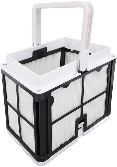 Dailygoods- Filtermand Superfijne Filtratie - Compatibel met Dolphin Robotzwembadreiniger - Stevig ABS-kunststof - Vervanging voor E10/T15 - Verwijdert Haar/Stof/Diatomeeën - Zwembadfilter