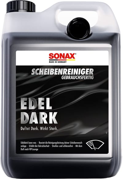 Sonax Ruitenreiniger kant & klaar Edeldark - Reiniger voor ruit- en koplampsproeiers - Helder zicht - 5L