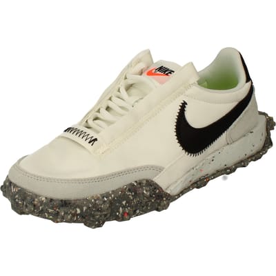 Nike Waffle Racer Crater Dames Witte Sneakers