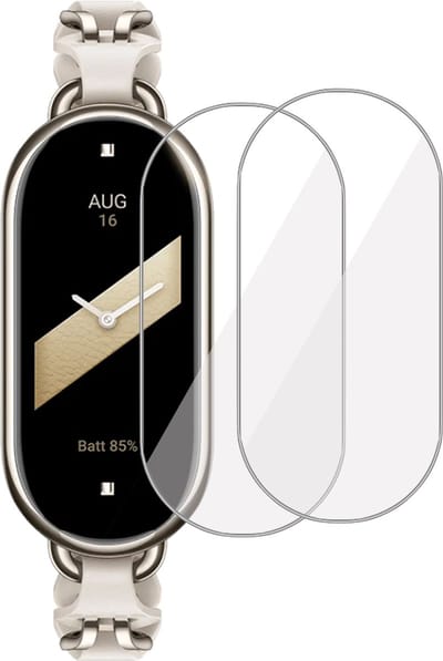 2x Screenprotector geschikt voor Xiaomi Mi Band 8 / Smart Band 8 - Folie Screen Protector geschikt voor Xiaomi Mi Band 8 / Smart Band 8