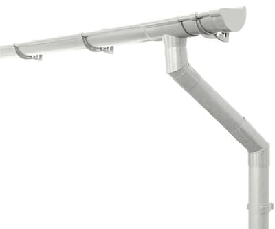 Dakgotenset Halfrond 125mm 4m voor Professionele Dakafvoer