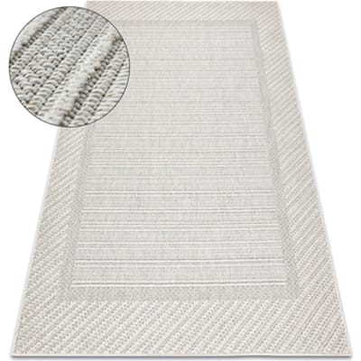 Kleden Rugsx Tapijt JERSEY 19261 grijs - Kader, structureel, 120x170 cm