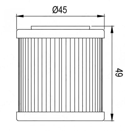 Nypso oliefilter voor Aprilia 450 SXV 2006-2015 equivalent COF463 Gloednieuw