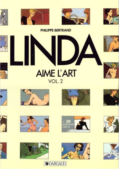 Linda aime l’art vol.2 -Philippe Bertrand (HC) (Franstalig) [Erotiek 18+] {stripboek, stripboeken nederlands. stripboeken volwassenen, strip, strips}
