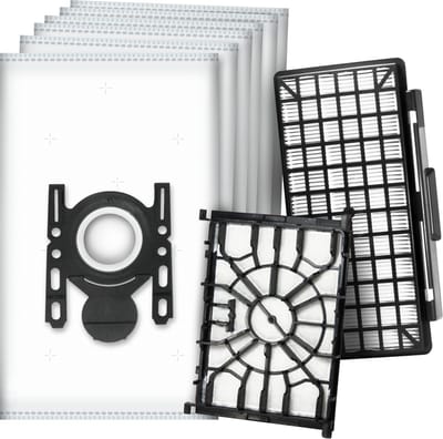 10x Dparts G-ALL stofzuigerzakken - 1 HEPA filter - 1 motorfilter - geschilkt voor Bosch In'genius - Ingenius - nr. 00579421 - 00647753 - 00577303 - BBZ154HF - BBZ41FGALL
