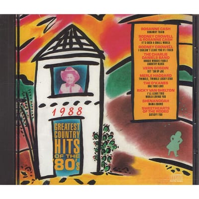 CD VARIOUS - Grands tubes country des années 80: 1988 CK45377 Japon Pays Utilisé black