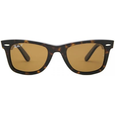 Ray-Ban RB2140 902/57 Original Wayfarer Zonnebril - Tortoise / Bruin Klassiek B-15 - Gepolariseerd - 50mm