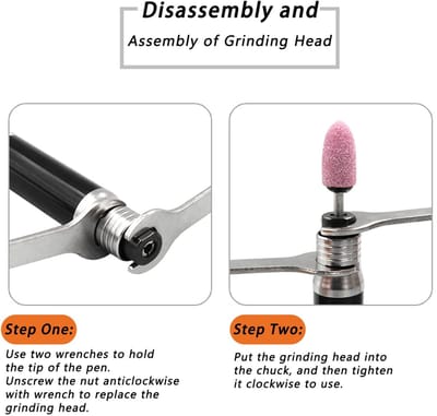 Dailygoods- Potloodstiftslijperset Pneumatisch - Micro-stiftslijperset - Excentrische Schuurmachine - Schuurmachine - Gereedschap - Professioneel gebruik - Slijperset