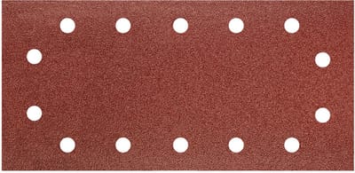 GRAPHITE Serie - Schuurpapier met Klittenband - 115 x 230 mm - Korrel 80 - Met Gaten